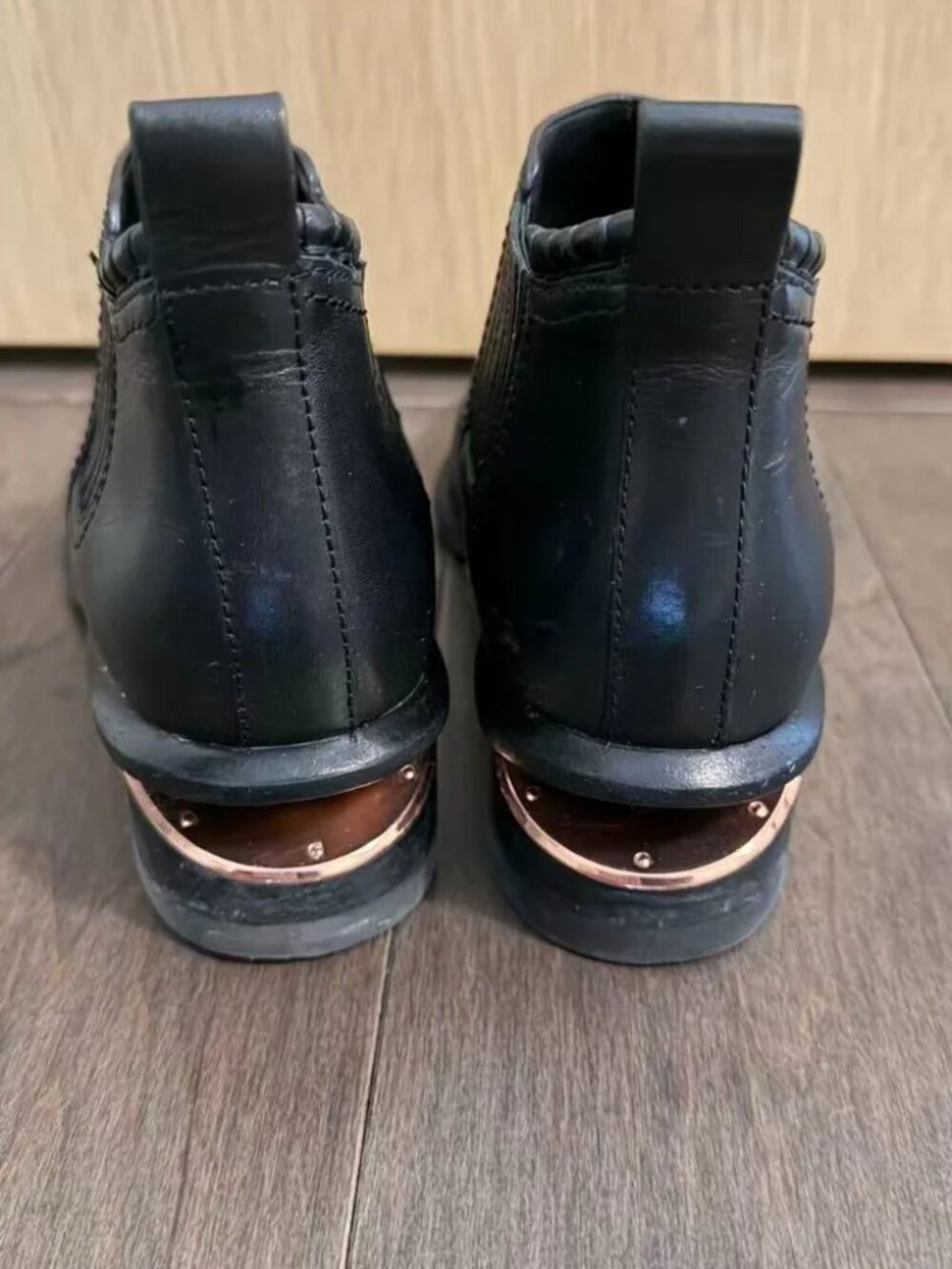 Alexander Wang Women's Kori Leather Ankle Boots - Picture 3 of 3